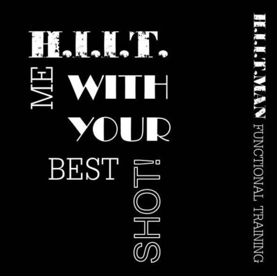 Tee Front   HIITMeWithYourBestShot